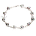 jewellery sterling silver tennis bracelet with mystic topaz